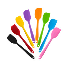 8 pouces résistants à la chaleur colorée à pâtisserie outils à gâteau non-bâton Spatule de silicone au beurre sans bâton